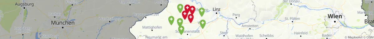 Map view for Pharmacies emergency services nearby Pötting (Grieskirchen, Oberösterreich)